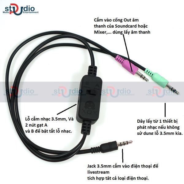 Dây livestream tính năng nỗi bật và tiện ích XOX MA2