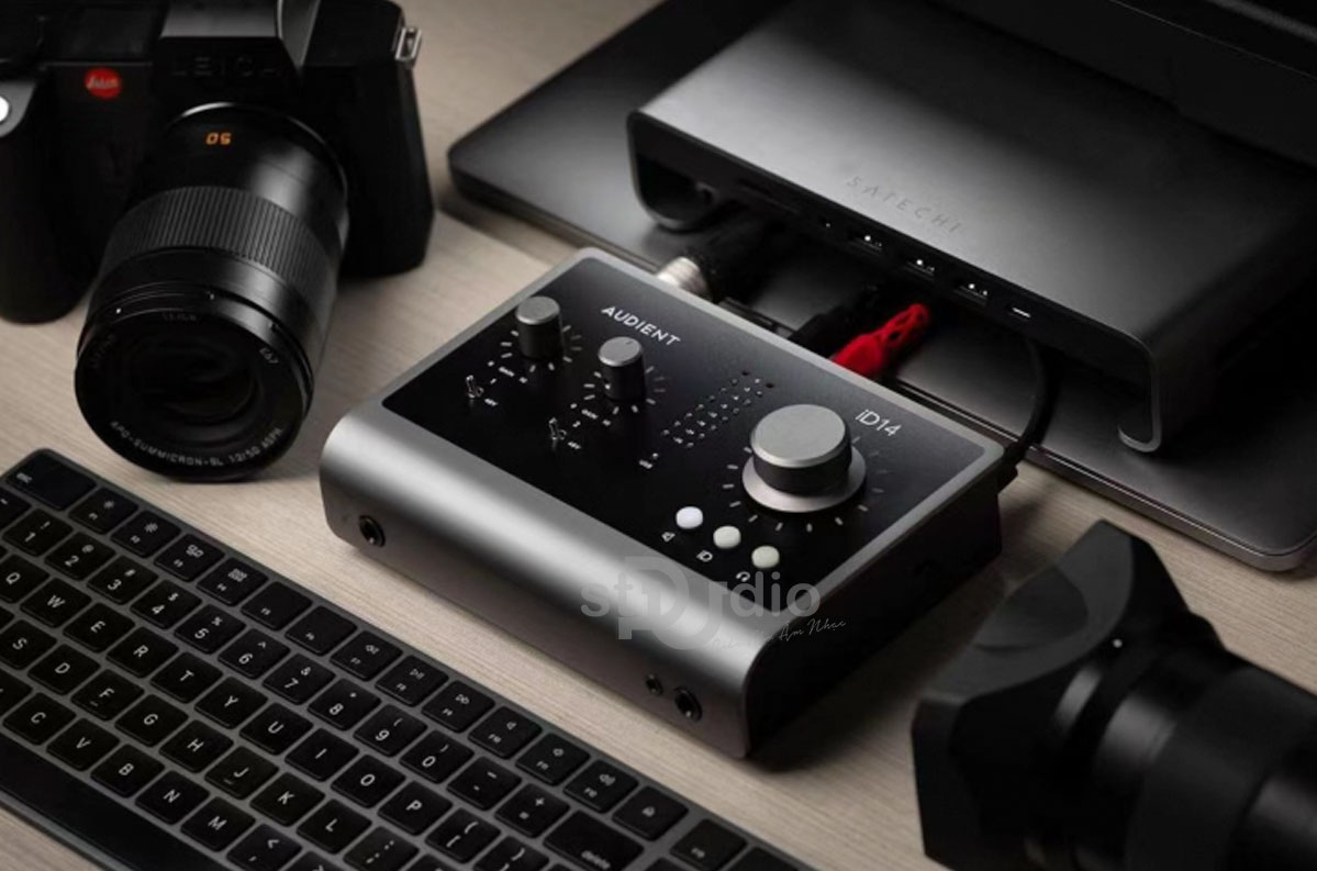 Sound card Audient iD14 MKII - Sound card thu âm cao cấp