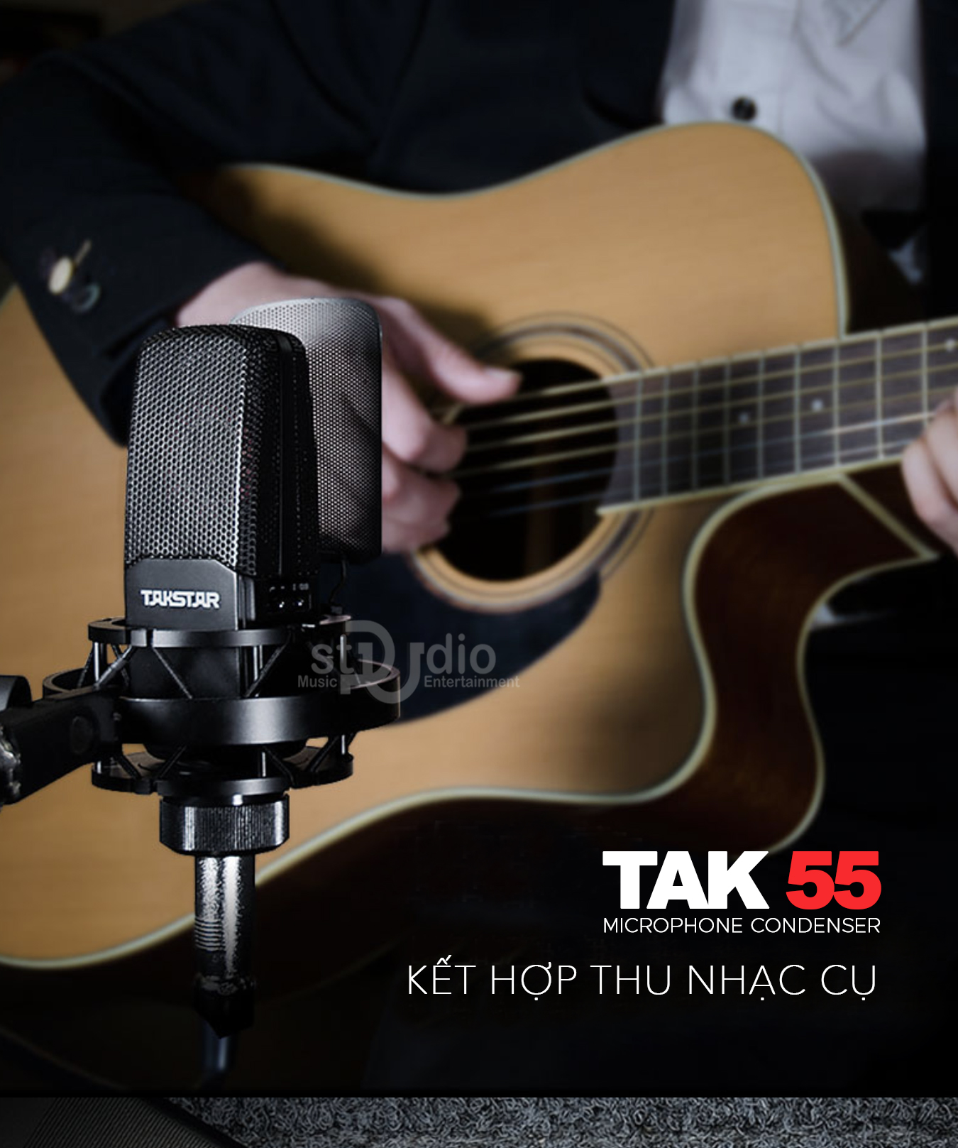 Microphone Takstar TAK55, Micro thu âm hát livestream cao cấp