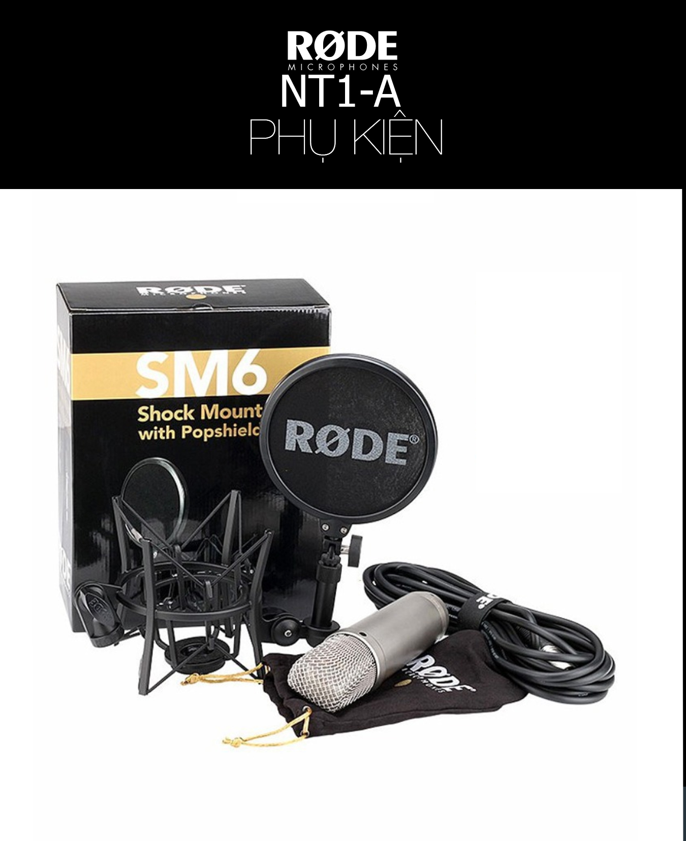 Microphone RODE NT1-A, Micro thu âm chuyên nghiệp studio