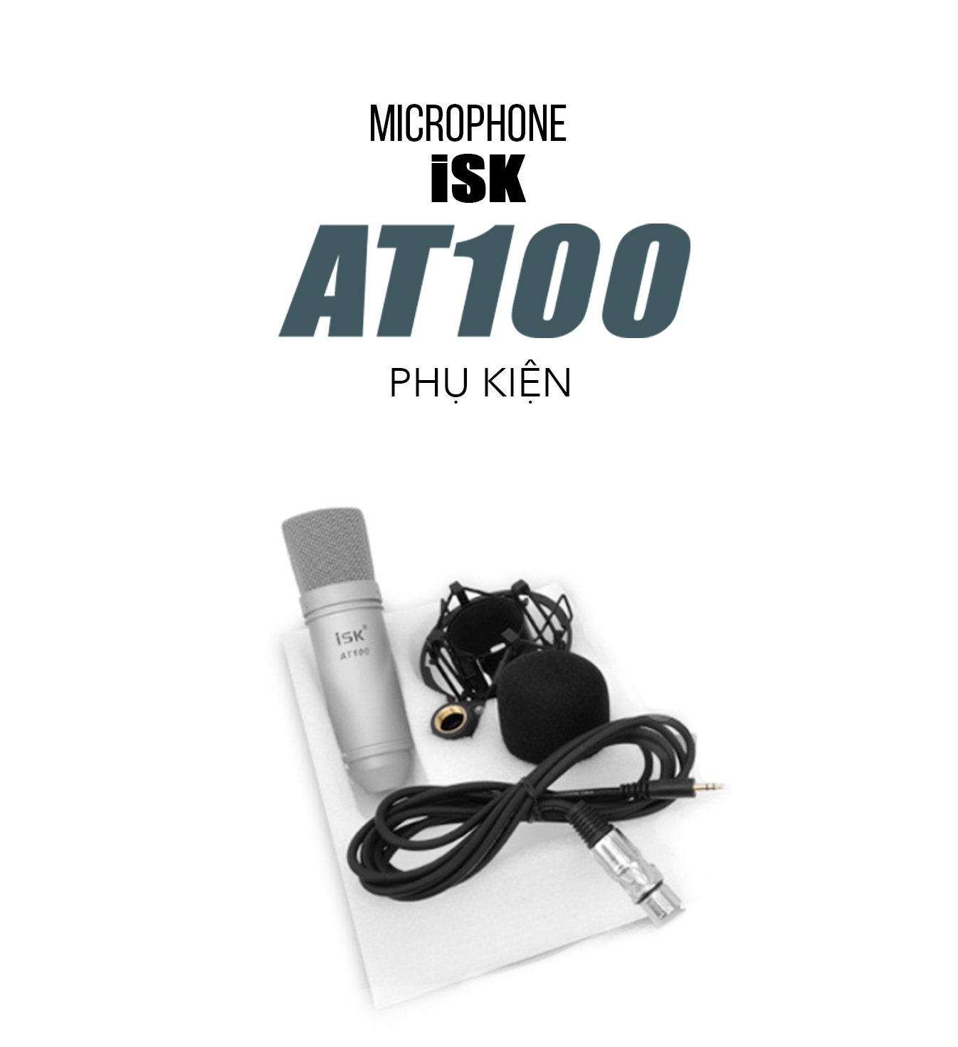 Micro livestream ISK AT 100, micro mà dân mạng hay gọi Micro Hoa Vinh