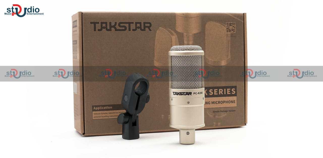 Micro livestream takstar PC K200 - dùng thu âm hát karaoke online chuyên nghiệp