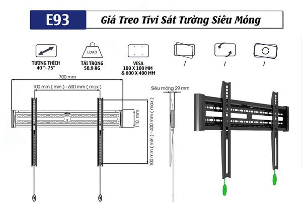 gia-treo-tv-sat-tuong-sieu-mong-ergotek-e93-40-75-inch