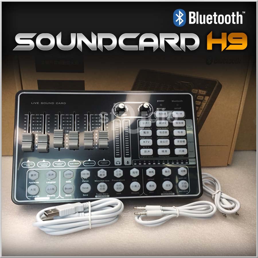 Soundcard livestream H9 (Bluetooth) - Soundcard thu âm điện thoại