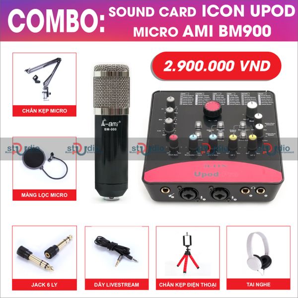 bo-thu-am-livestream-karaoke-icon-upod-pro-micro-thu-am-ami-bm900