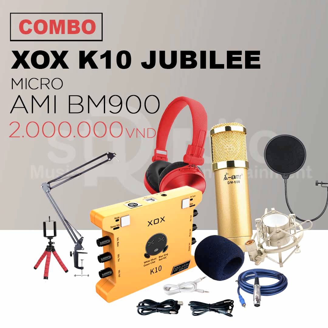 Những combo tốt nhất từ Soundcard XOX K10 Jubile - phiên bản kỷ niệm 10 năm