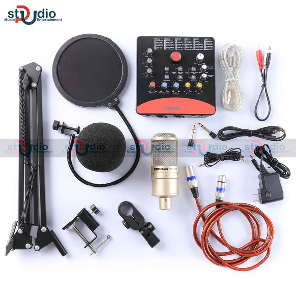 Bộ livestream Icon Upod Pro + Mic thu âm Takstar PC-K200