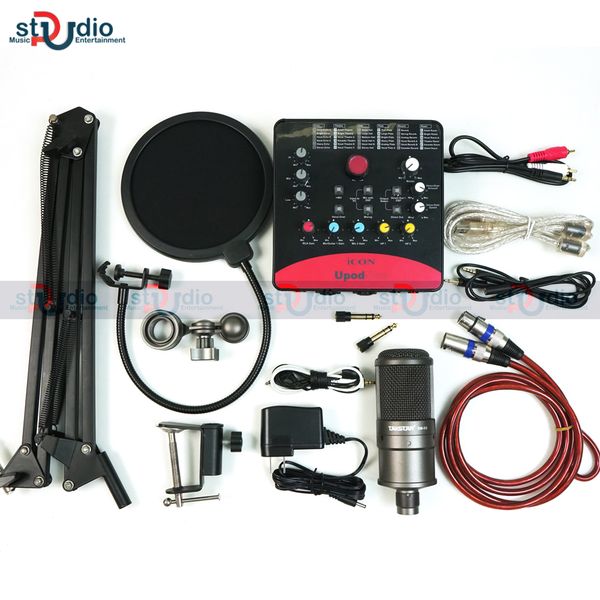 Bộ thu âm Sound Icon Upod Pro + Mic Takstar SM-8B + AUTOTUNE, bộ livestream chuyên nghiệp