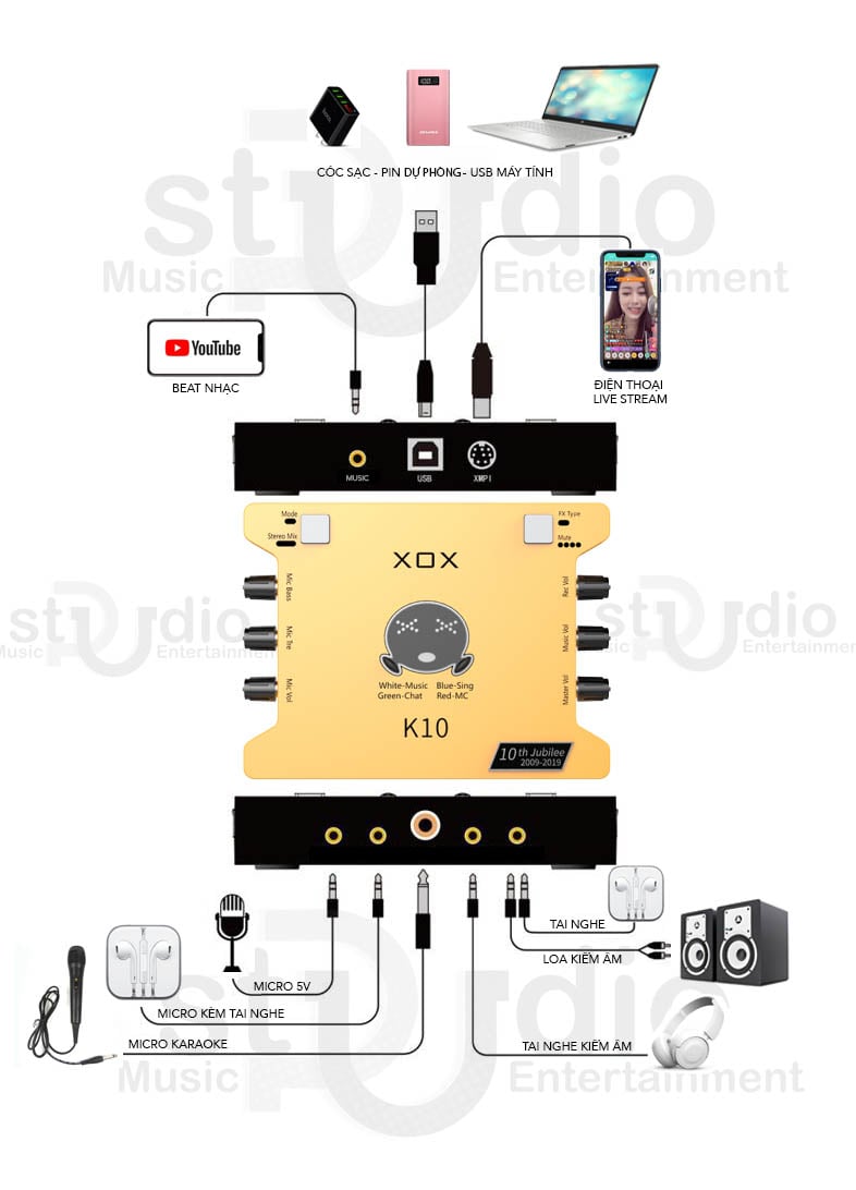 soundcard-xox-k10-jubilee-phien-ban-10-nam-app-livestream