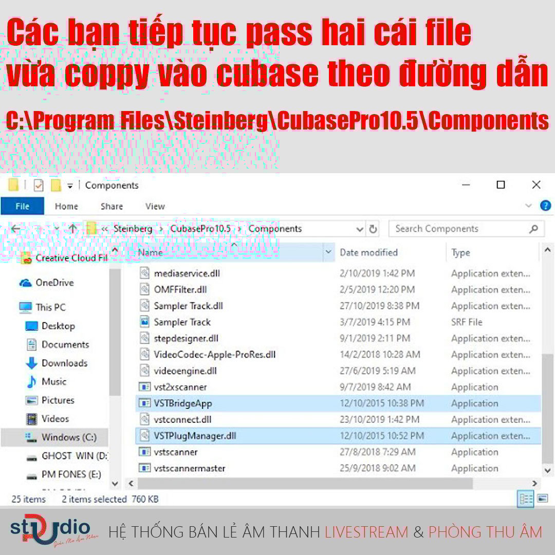 Hướng dẫn setup Plugin 32bit trên Cubase 10 Pro 64bit đơn giản nhất