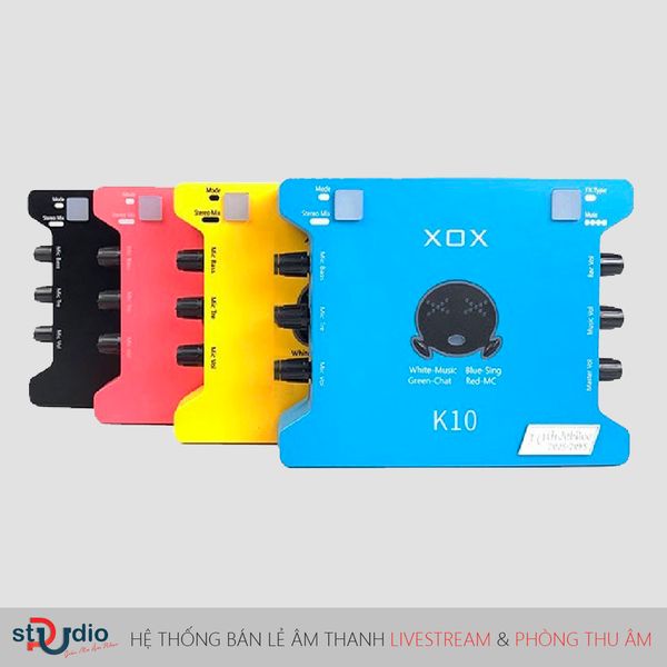 sound card thu âm XOX K10 Jubilee