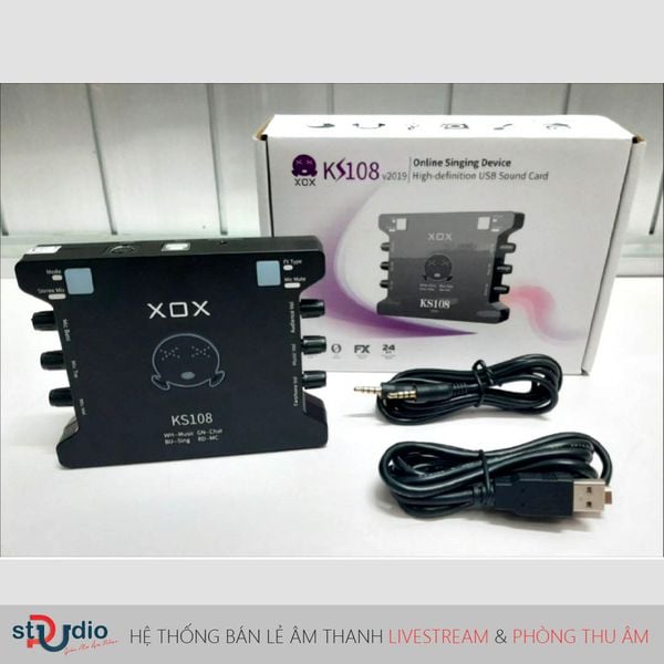 sound card thu âm XOX KS108