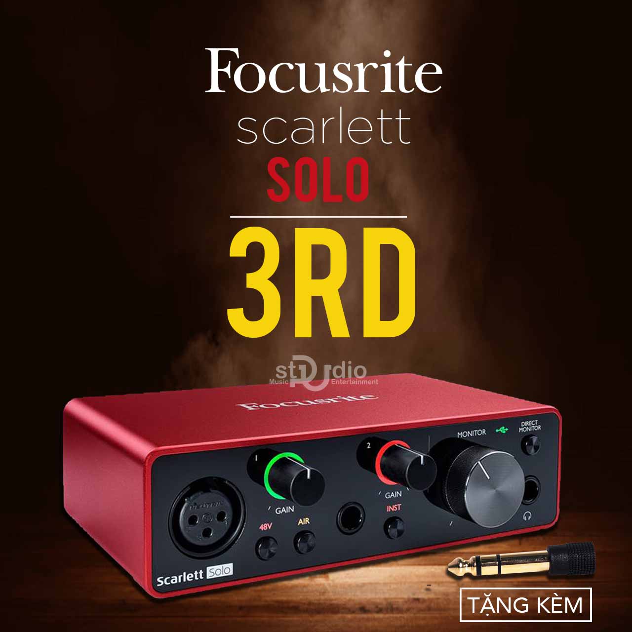 Звуковая карта focusrite scarlett solo 3rd gen