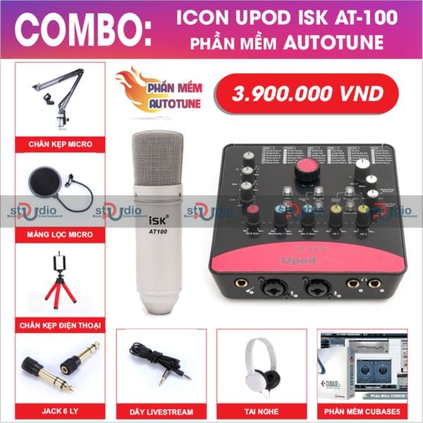 bo-thu-am-livestream-karaoke-icon-upod-pro-micro-thu-am-isk-at-100-autotune