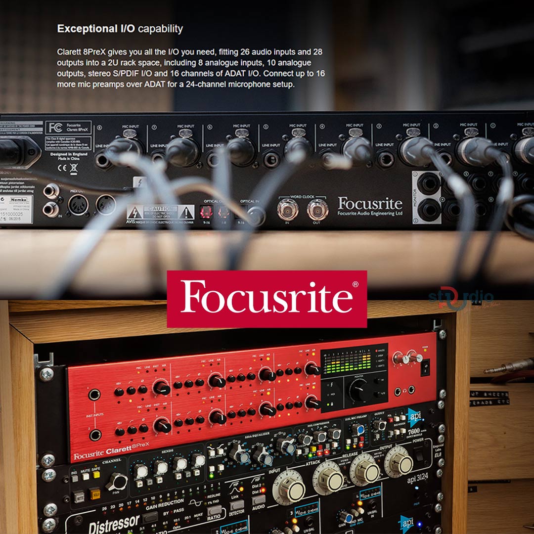 Sound card Focusrite Clarett 8PreX Thunderbolt Audio Interface