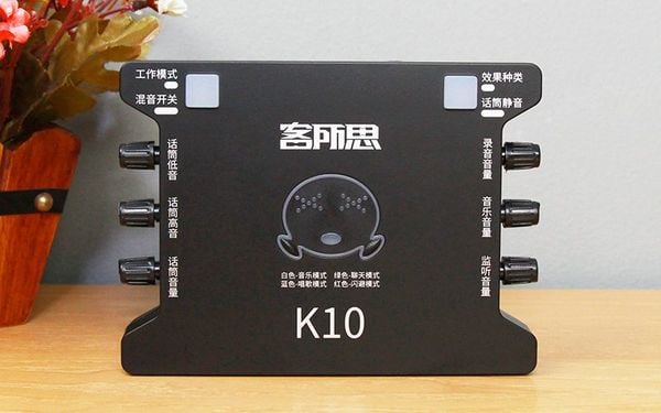 sound card thu âm XOX K10