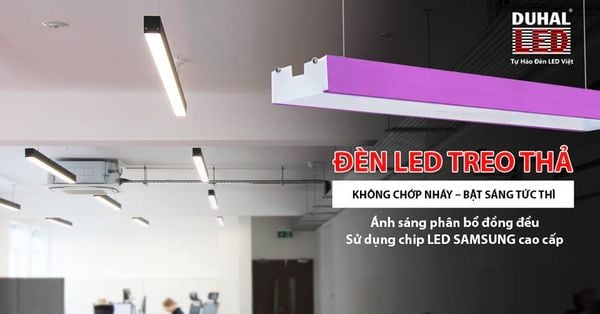 ĐÈN LED TREO (THẢ) PHÒNG HỌP DUHAL 27W - SDTD503 / SDTD 503 (1M8 / 180CM / 1800MM)