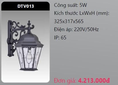 đèn led gắn tường - gắn vách trang trí duhal dtv013 5w – Duhal led ...
