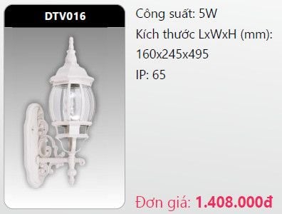 đèn led gắn tường - gắn vách trang trí duhal dtv016 5w – Duhal led ...