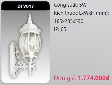 đèn led gắn tường - gắn vách trang trí duhal dtv017 5w – Duhal led ...