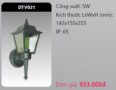 đèn led gắn tường - gắn vách trang trí duhal dtv021 5w – Duhal led ...