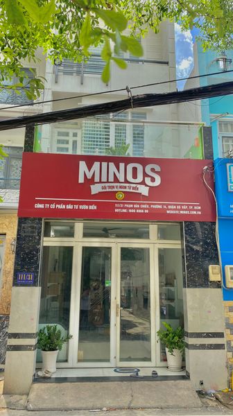 Cửa hàng minos seafood tại gò Vấp