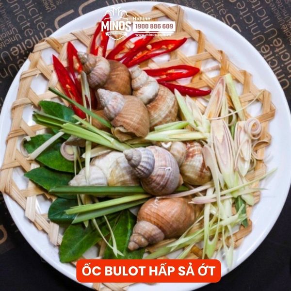 Ốc bulot hấp sả ớt