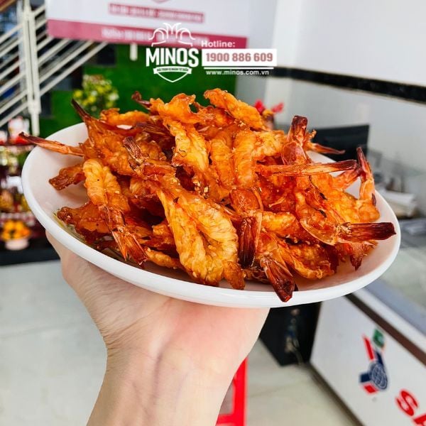 Snack tôm sấy muối ớt