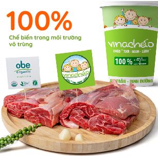 CHÁO BÒ OBE OGANIC - MÓN QUÀ DINH DƯỠNG ĐẾN TỪ VINACHAO