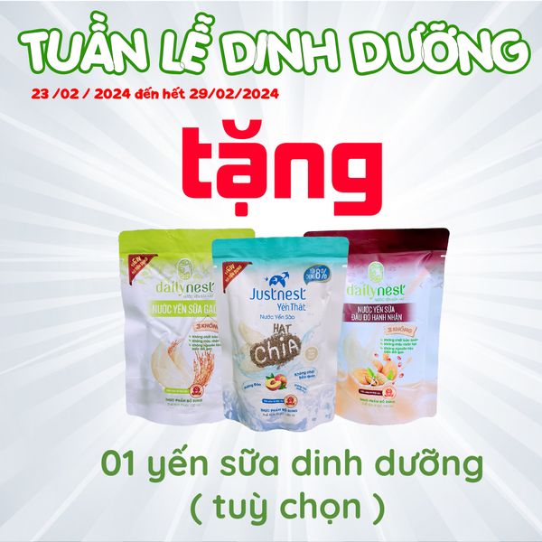 TUẦN LỄ DINH DƯỠNG - ƯU ĐÃI KHỦNG