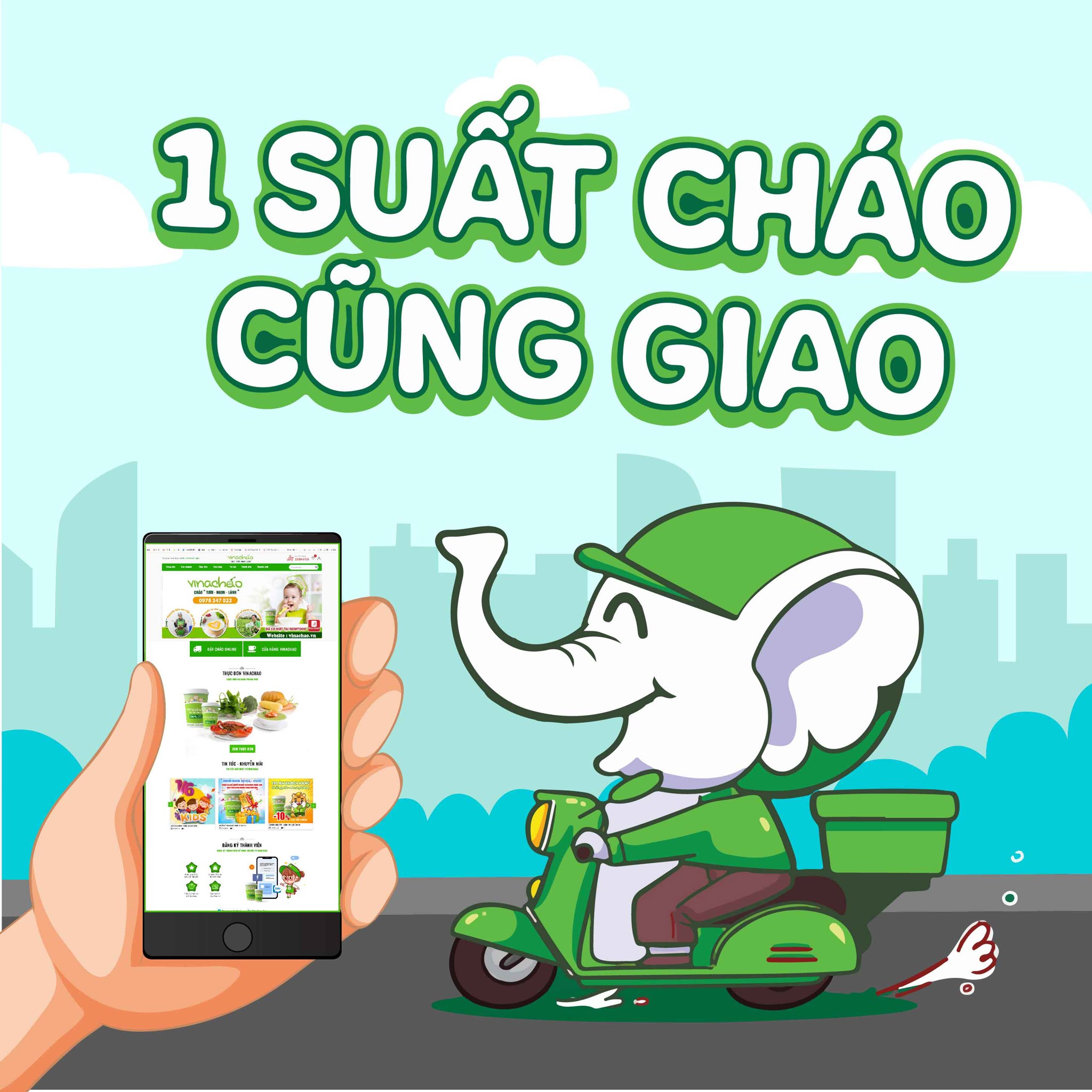 Các kênh giao hàng cháo dinh dưỡng hiện nay của Vinachao