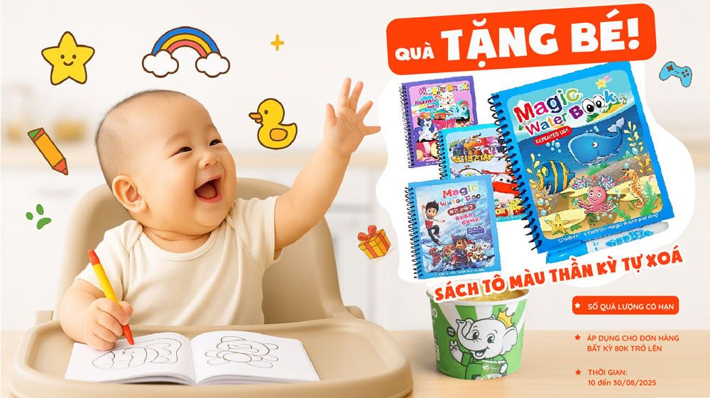 🎨 BÉ VUI HỌC, MẸ NHÀN TÊNH - QUÀ TẶNG THÁNG 8 SIÊU 