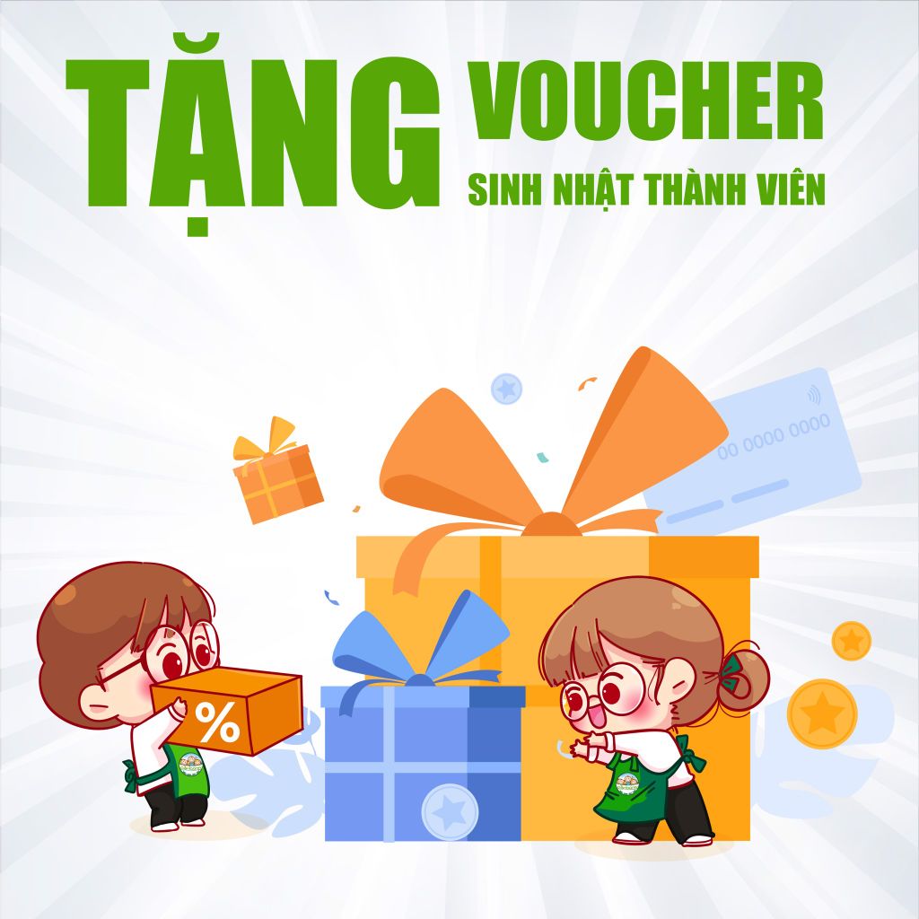 TẶNG VOUCHER NGÀY SINH NHẬT THÀNH VIÊN