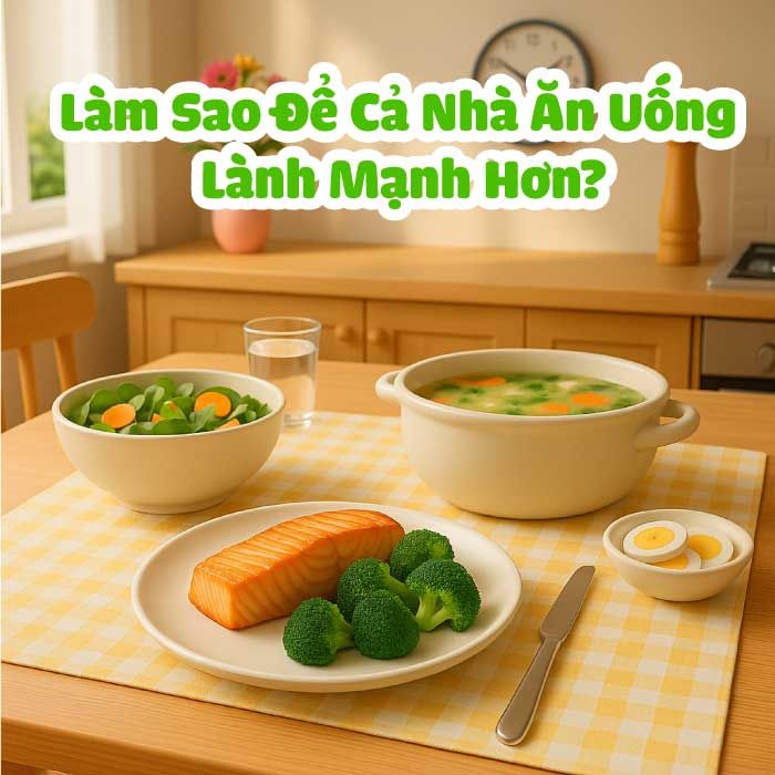 Làm Sao Để Cả Nhà Ăn Uống Lành Mạnh Hơn?