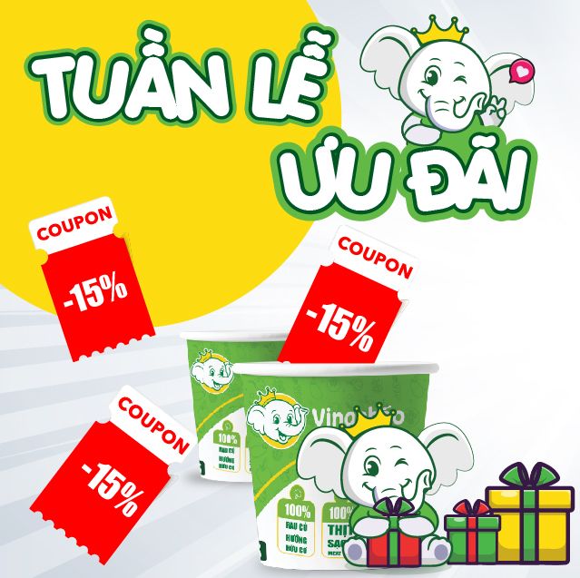 Tuần Lễ Ưu Đãi Tháng 7 Tại Cháo Dinh Dưỡng Vinachao