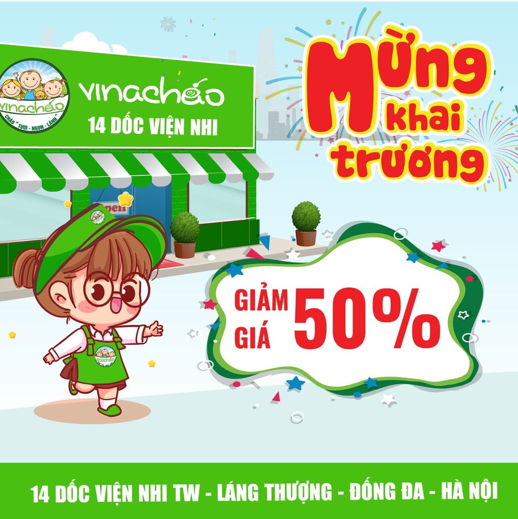 TƯNG BỪNG KHAI TRƯƠNG - VINACHAO VIỆN NHI