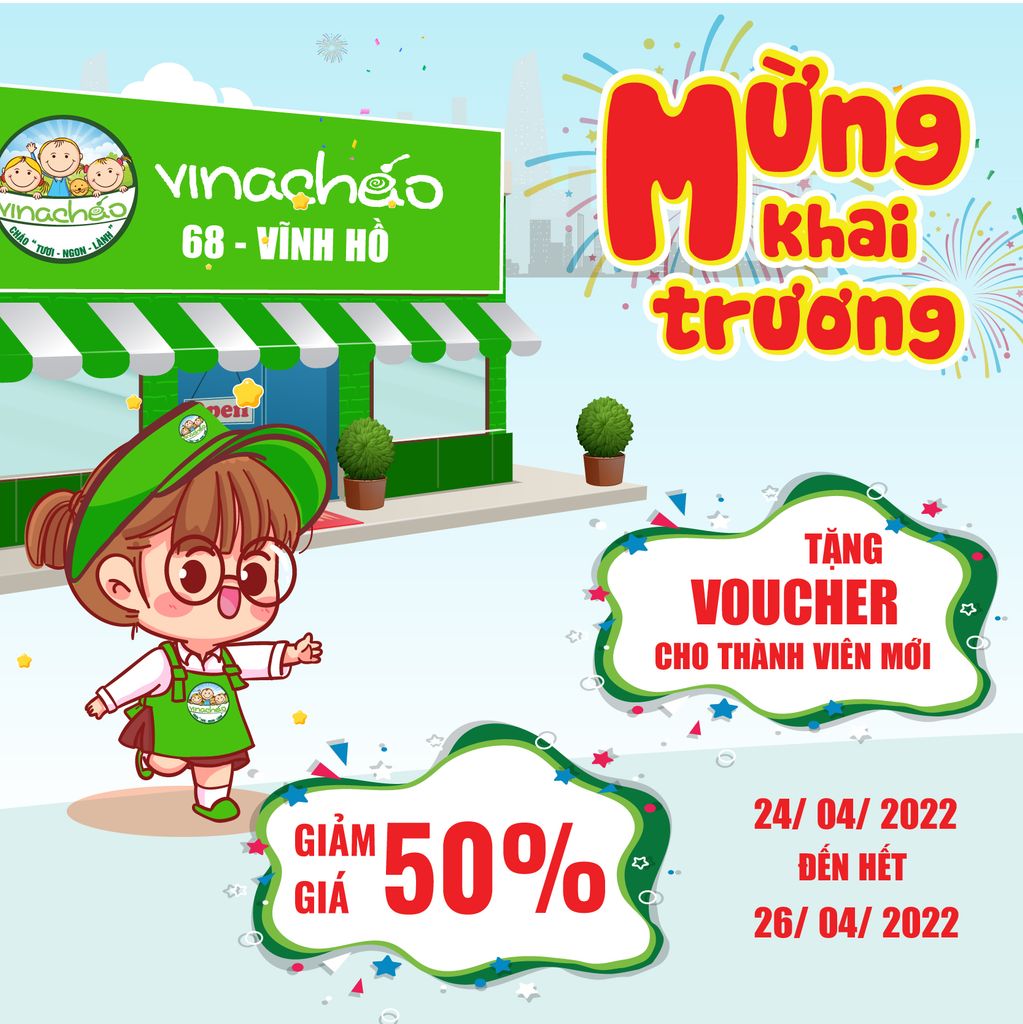 TƯNG BỪNG KHAI TRƯƠNG - VINACHAO 68 VĨNH HỒ