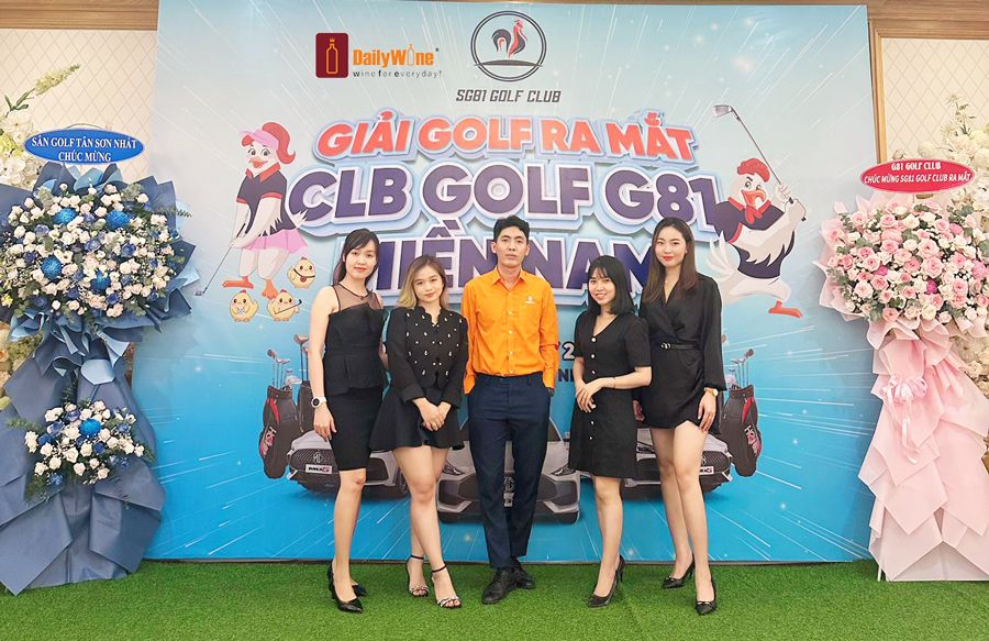 DailyWine Việt Nam - Tài Trợ đồ uống Giải Golf G81 Miền Nam!