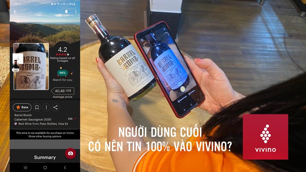 Là người dùng thông minh, có nên tin 100% vào Vivino để kiểm tra rượu vang mình dự định mua?
