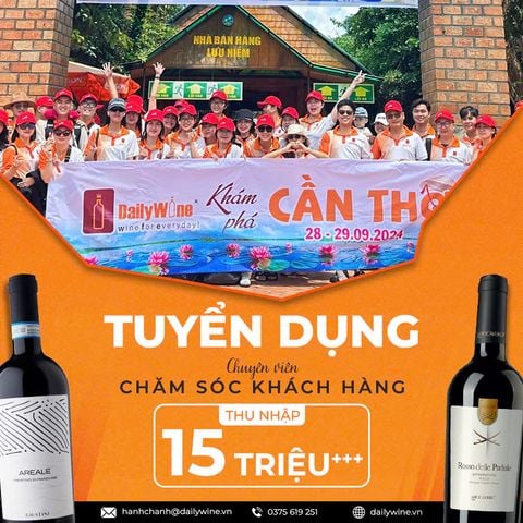 DAILYWINE TUYỂN DỤNG CHUYÊN VIÊN CHĂM SÓC KHÁCH HÀNG