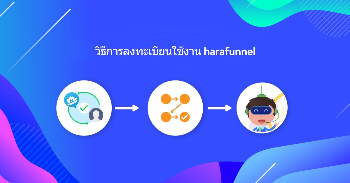 วิธีการลงทะเบียนใช้งาน harafunnel