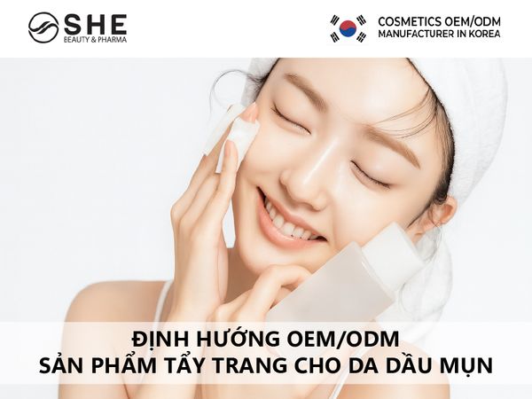 tẩy trang cho da dầu mụn