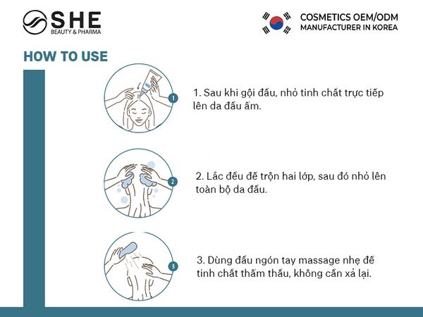 sản xuất tinh chất dưỡng tóc 4