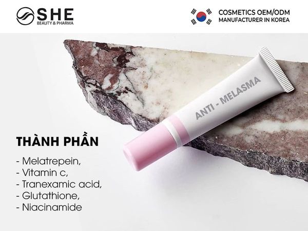 sản xuất kem trị nám 2