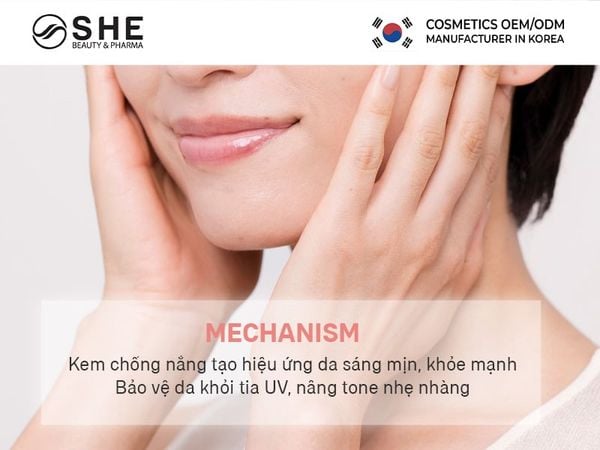 kem chống nắng nâng tông