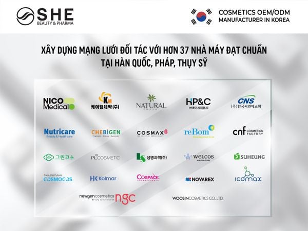 Sản xuất mỹ phẩm Hàn Quốc