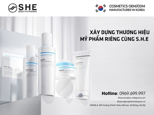 sản xuất kem dưỡng trắng da