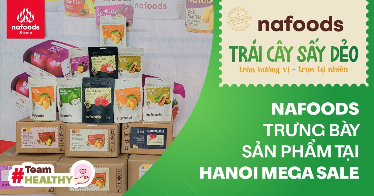 Nafoods tham gia trưng bày tại sự kiện Hà Nội Mega Sale