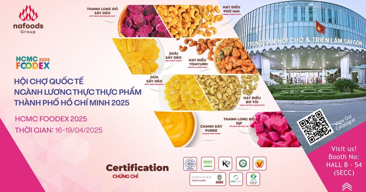 Mở Rộng Thị Trường: Nafoods Tham Gia Hội Chợ Foodex 2025