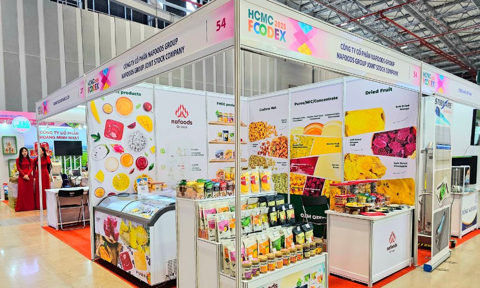 gian hàng nafoods tại hcmc foodex 2025
